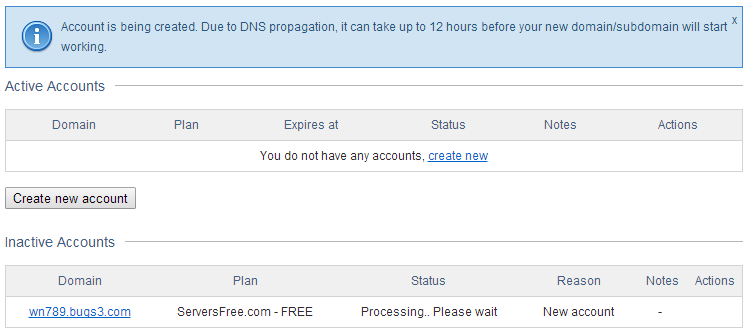 【美国serversfree.com】10G空间100G月流量免费PHP空间申请使用教程插图6 【美国serversfree.com】10G空间100G月流量免费PHP空间申请使用教程插图6