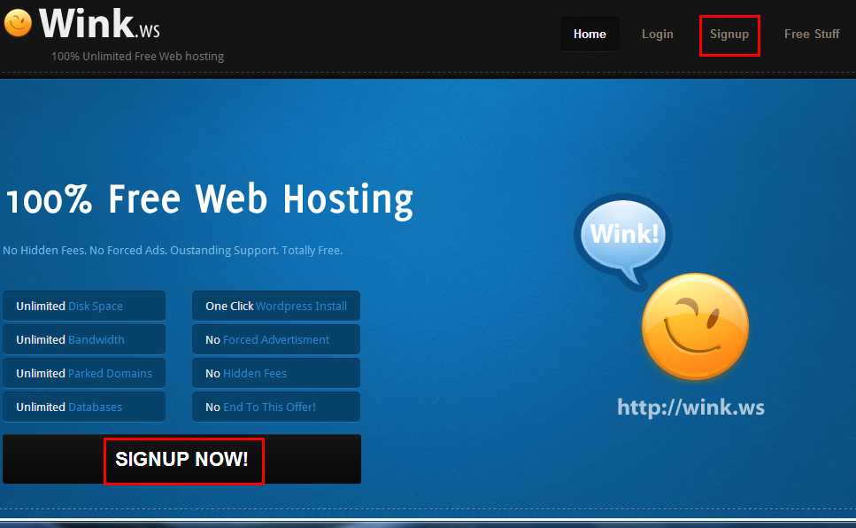 【Wink.ws】无限磁盘流量免费PHP空间申请使用教程插图1 【Wink.ws】无限磁盘流量免费PHP空间申请使用教程插图1