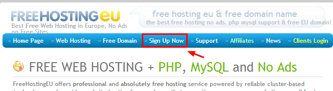 【FREEHOSTINGEU.com】200M磁盘空间4G月流量免费PHP空间申请使用教程插图 20160101084353