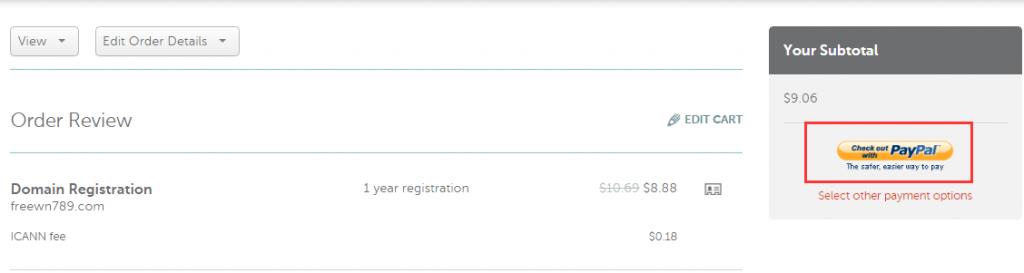 【美国NameCheap】账号注册、域名主机购买付款教程插图11