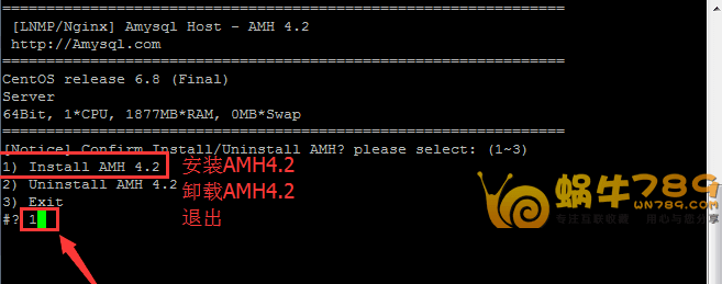如何使用国内开源AMH 4.2免费版为Linux系统VPS搭建建站管理系统插图1