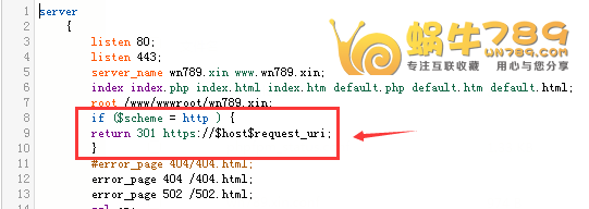 Nginx环境下几种的强制http转https设置方法插图