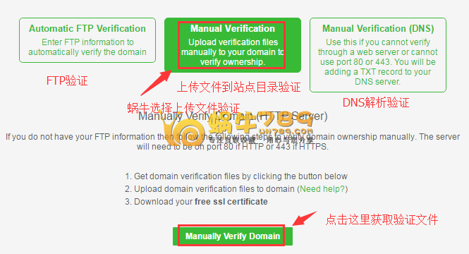 使用SSL For Free在线申请Let's Encrypt免费SSL证书及续期插图1