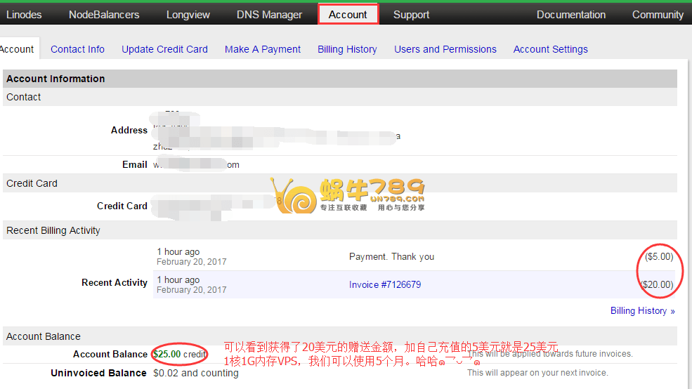 Linode VPS新账号注册完成国内信用卡验证/奖励10-20美元优惠码插图7