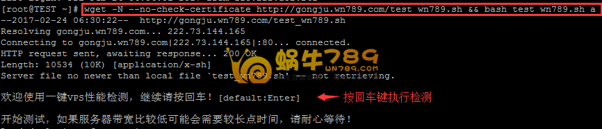 Linux系统VPS(服务器)性能一键测试脚本插图
