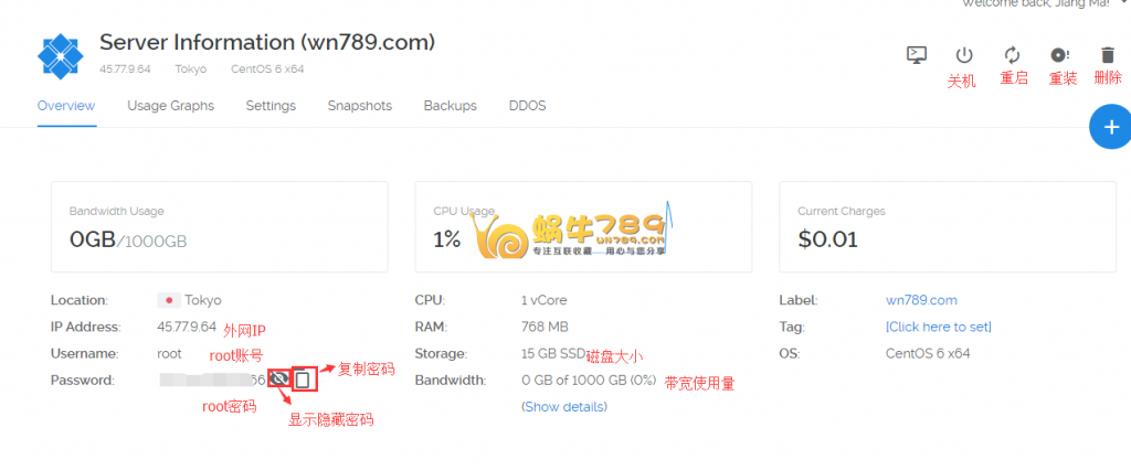 Vultr VPS购买、系统重装、删除详细教程插图6 Vultr VPS购买、系统重装、删除详细教程插图6