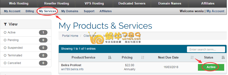 美国Belira 10G磁盘空间100G月流量虚拟主机仅需0.01美元/年插图7