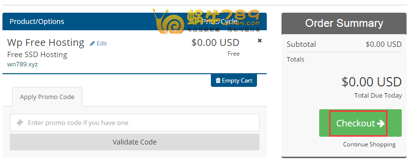 WPFastest洛杉矶QN免费虚拟主机 500M空间/无限流量/CP面板插图2