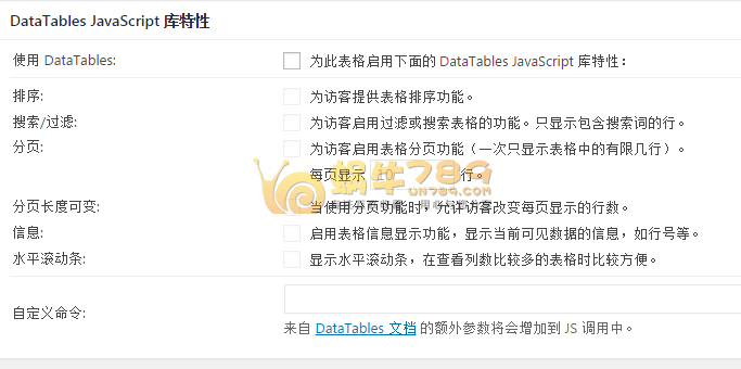 使用WordPress表格插件TablePress为文章添加自定义表格插图4 使用WordPress表格插件TablePress为文章添加自定义表格插图4