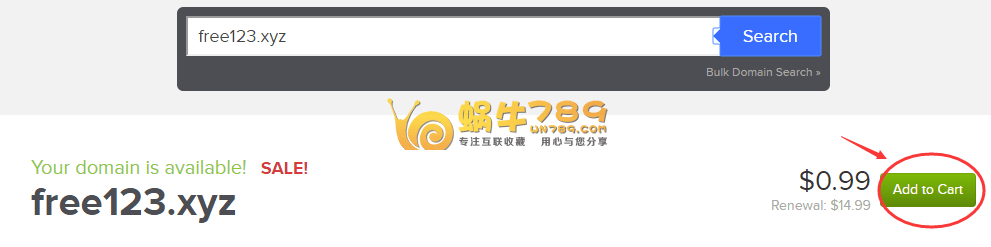 Name.com注册纯数字.xyz域名0.94美元/6年且续费0.99美元/年插图1