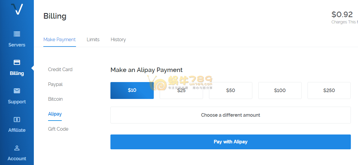 Vultr日本/洛杉矶/1核1G/25G SSD/1T/支付宝充值/5刀/月<span style=”color:#F6882D”>[推荐]</span>插图