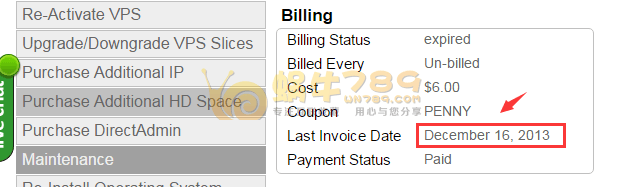 InterServer洛杉矶1核1G内存首月0.01美元 体验虚拟卡付款购买插图 InterServer洛杉矶1核1G内存首月0.01美元 体验虚拟卡付款购买插图