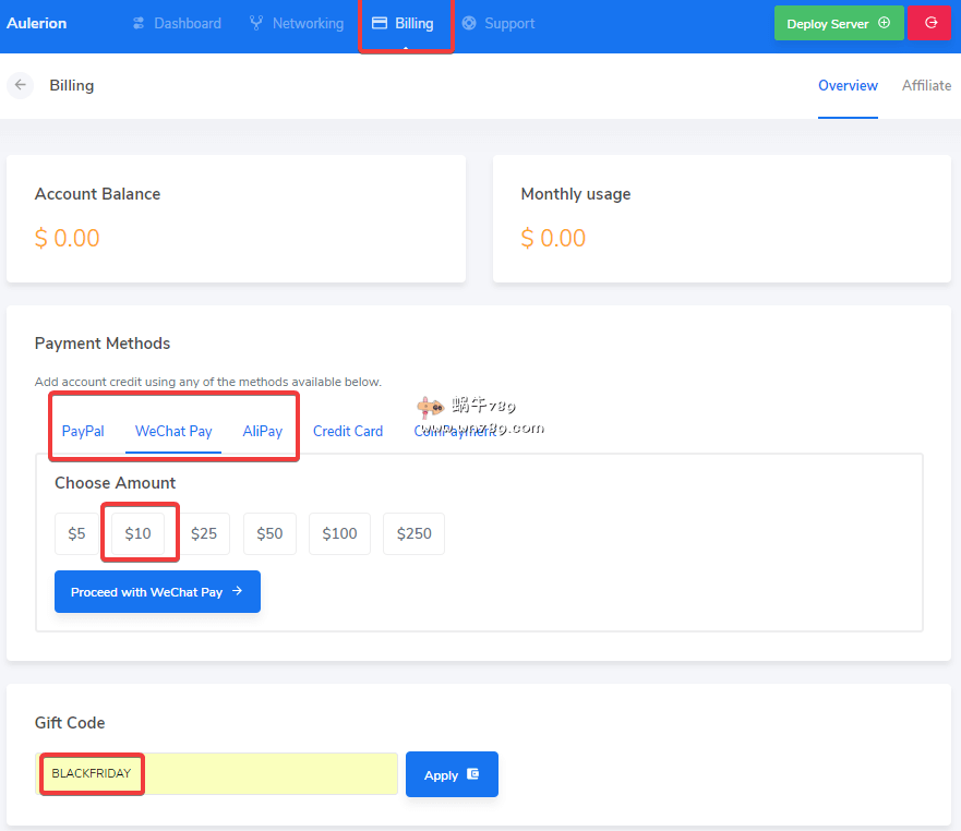 Aulerion新年促销/新用户充值10美元送5美元/洛杉矶日本等14个机房可选/1核512M内存/10G SSD/KVM/2.5美元/月插图 Aulerion新年促销/新用户充值10美元送5美元/洛杉矶日本等14个机房可选/1核512M内存/10G SSD/KVM/2.5美元/月插图