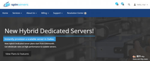 spinservers限时48小时闪购,美国双路E5-2630L,128G内存,8TB硬盘,10Gbps带宽,$240/季插图