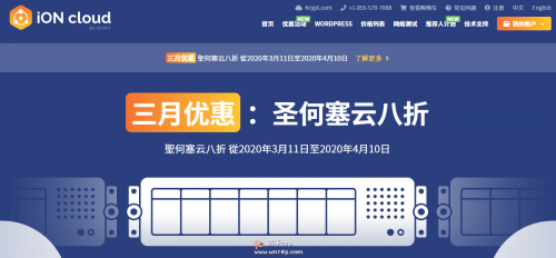 iON圣何塞VPS优惠剩下最后三天,终身八折,双程CN2 GT,1Gbps带宽,1核2G$8/月,适合建站插图