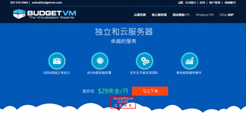 BudgetVM美国日本独立服务器首月五折$40/月起_G口带宽无限月流量/1800Gbps+的DDoS防御插图