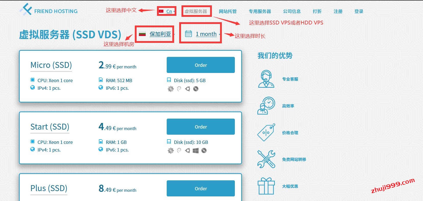 Friendhosting洛杉矶大硬盘VPS：1Gbps不限流量，€2.99/月插图