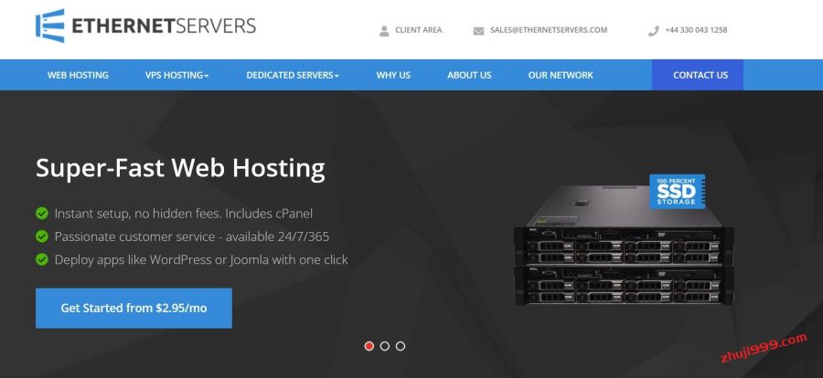 Ethernet Servers美国欧洲10Gbps大带宽云服务器只需$3/月起 Ethernet Servers美国欧洲10Gbps大带宽云服务器只需$3/月起,洛杉矶可选插图