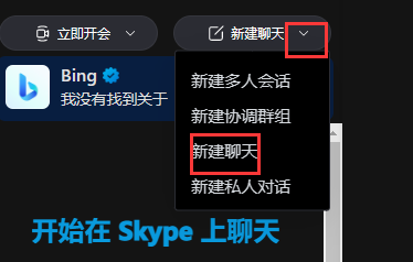 直连使用New Bing Chat AI聊天机器人最新有效方法_使用微软Skype网页版直连New Bing开启智能对话插图6