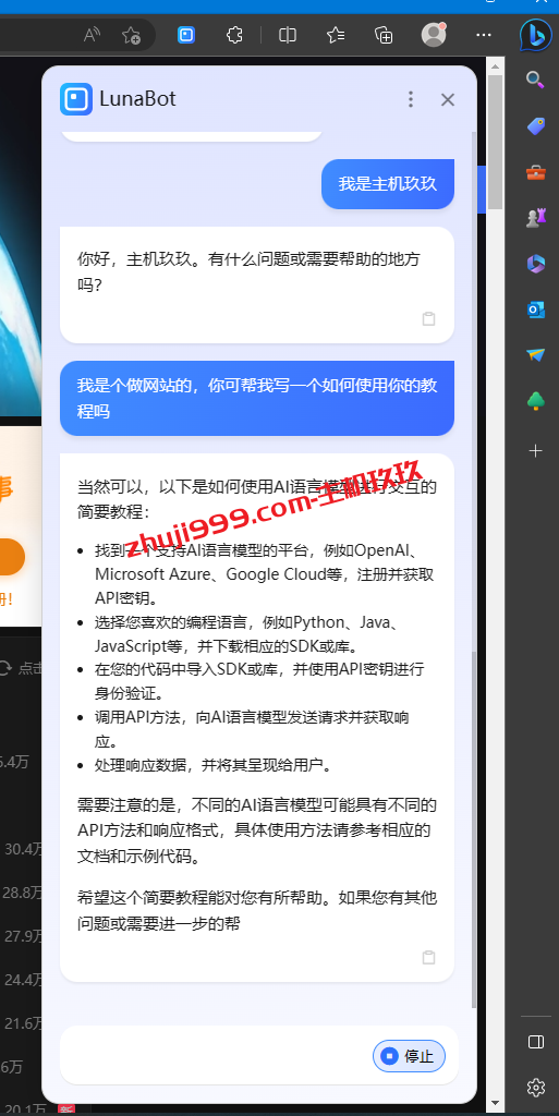 ChatGPT如何直连访问_Lunabot ChatGPT浏览器插件可支持Chrome、Edge直连使用插图5