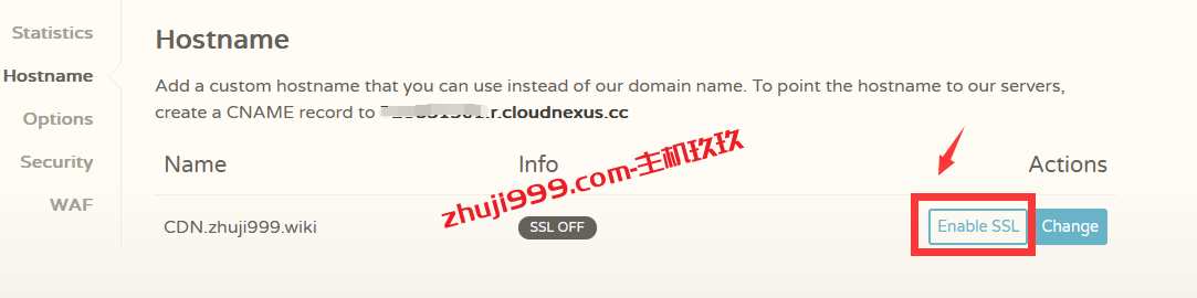 CloudCone免费CDN申请使用教程_可使用自定义域名通过CND访问任意源站插图5