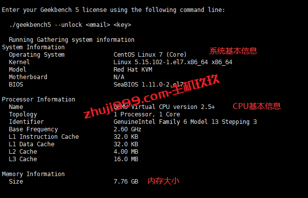 Linux系统CPU性能测试教程_Linux系统如何安装Geekbench来进行CPU性能测试插图2