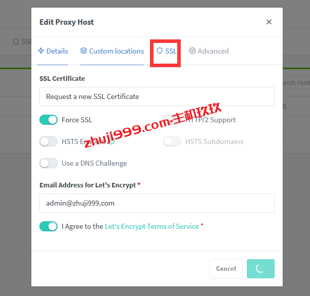 Debian和Ubuntu系统安装Nginx Proxy Manager及绑定自己域名详细过程记录插图12