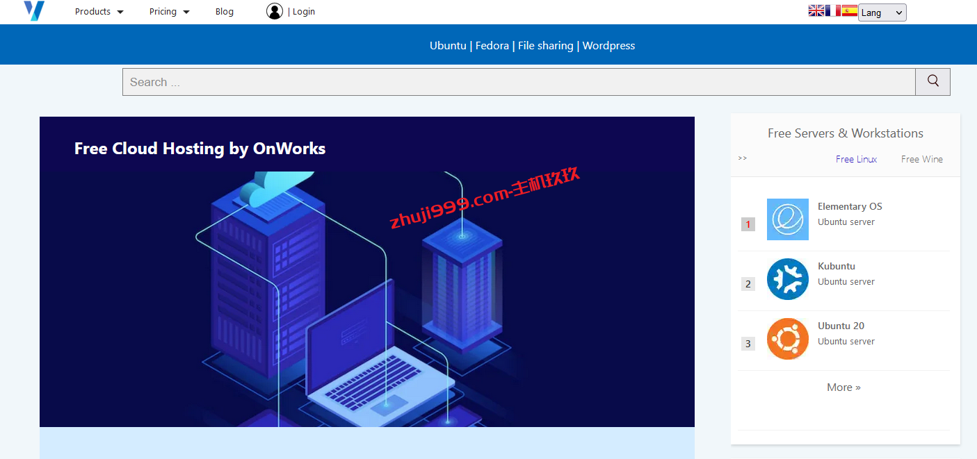 OnWorks一个Linux云桌面在线免费体验网站，可体验30多种系统，支持联网插图6