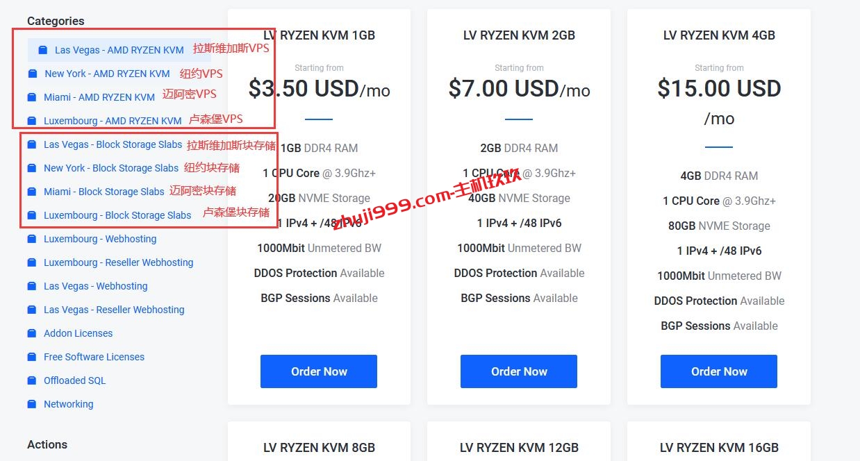 便宜国外大硬盘VPS_BuyVM美欧不限流量大硬盘VPS补货$3.5/月起，美西拉斯维加斯机房可选插图