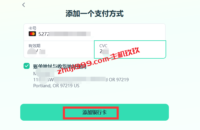 Link支付注册及绑定国内MasterCard信用卡详细教程_可订阅ChatGPT Plus？插图5