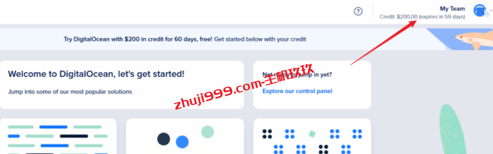 DigitalOcean新用户优惠注册就送$200，DigitalOcean账号注册领取$200教程插图8
