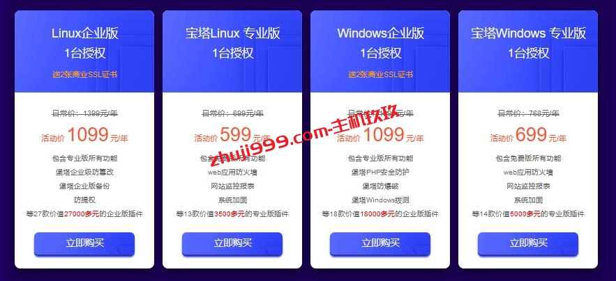 宝塔面板永久授权怎样买才划算_宝塔面板专业版永久授权618年中优惠整理插图2