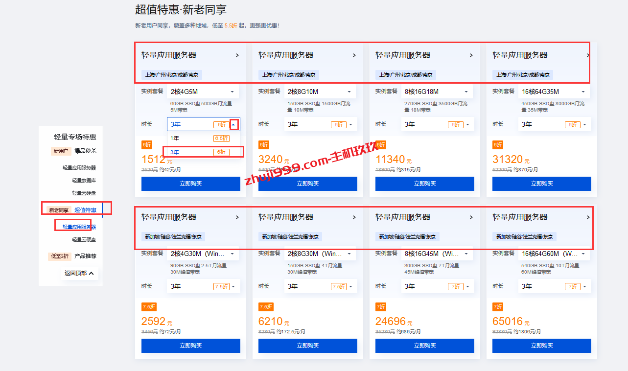 腾讯云性价比最高的轻量应用服务器，112元/首年、1080元/3年插图1