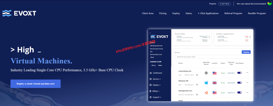 Evoxt香港云服务器在售方案整理,2.99美元/月起,1Gbps大带宽/电信移动直连插图 Evoxt香港云服务器在售方案整理,2.99美元/月起,1Gbps大带宽/电信移动直连插图