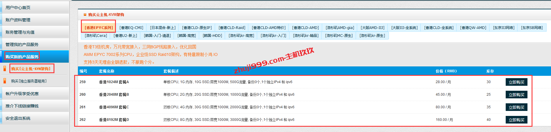 HostYun香港MEGA机房AMM EPYC 7002系列VPS服务器评测插图1