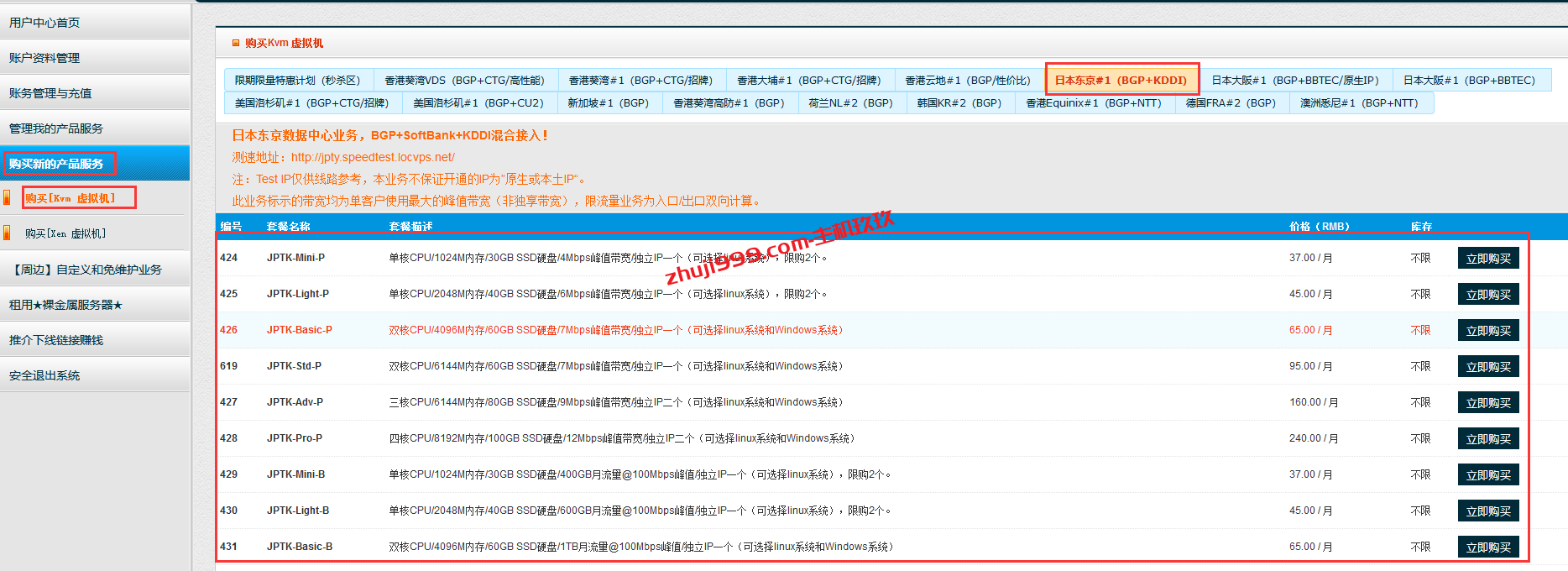 LOCVPS日本东京VPS终身8折，最低29.6元/月起插图1