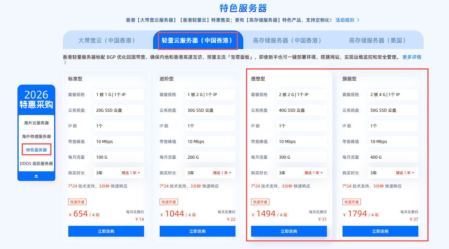 建站需求选择什么云服务器好？拥有16年运营历史的老商香港云服务器月均14元起！插图2