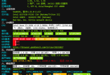 Linux系统硬件质量一键体检脚本,全面测试服务器硬件资源分配和性能情况-主机玖玖