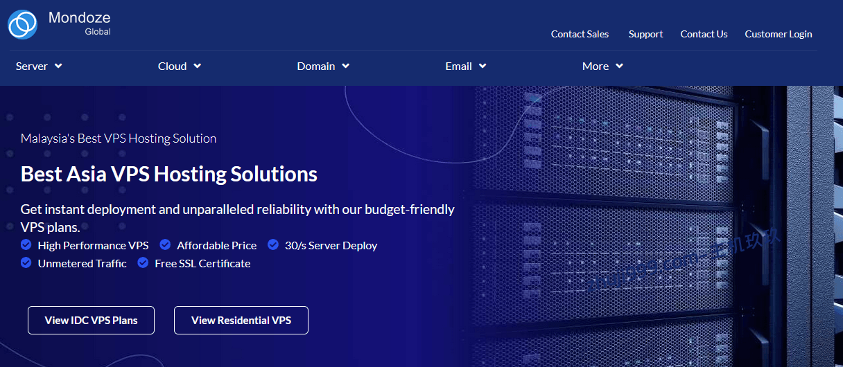 Mondoze马来西亚双ISP动态住宅IP VPS，2核2G，99美元/年插图