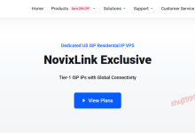 NovixLink美国纯净双ISP本土住宅IP云服务器30元/月起-主机玖玖