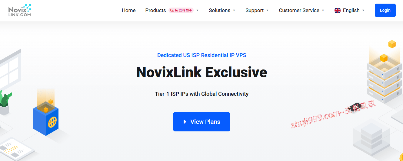 NovixLink美国纯净双ISP本土住宅IP云服务器30元/月起插图