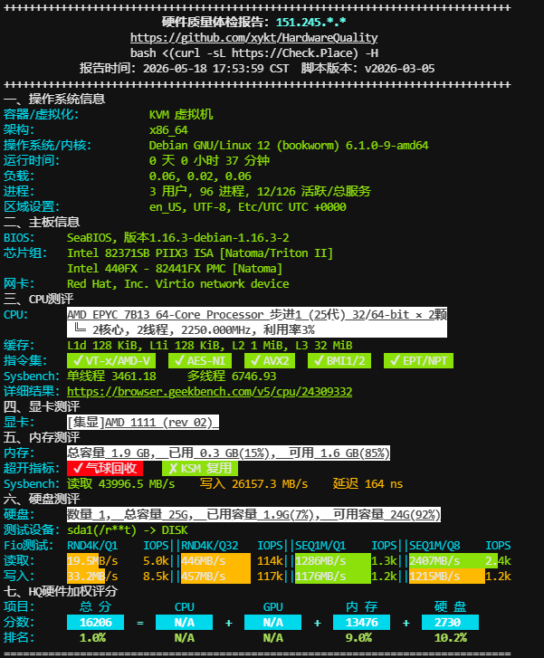 OrangeVPS香港DC2机房云服务器怎么样?硬件、网络、IP质量测评结果分享 OrangeVPS香港DC2机房云服务器怎么样?硬件、网络、IP质量测评结果分享插图